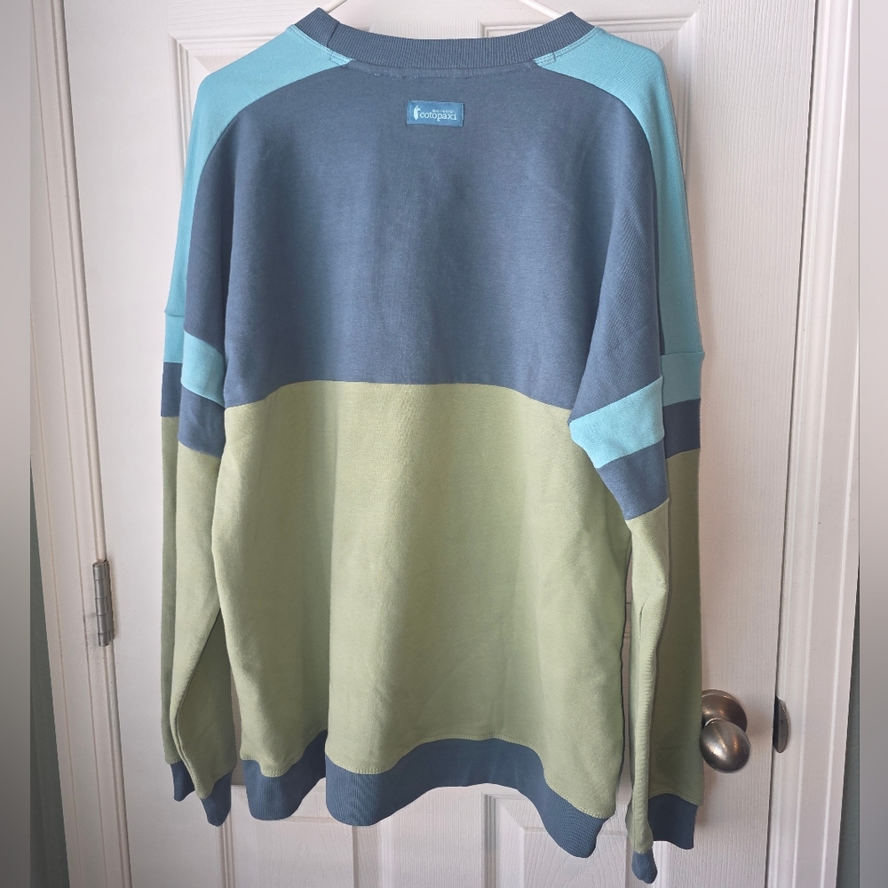 Cotopaxi Men's Bandera Organic Tri Color Long Sleeve Crew Neck Sweatshirt L - Picture 2 of 9